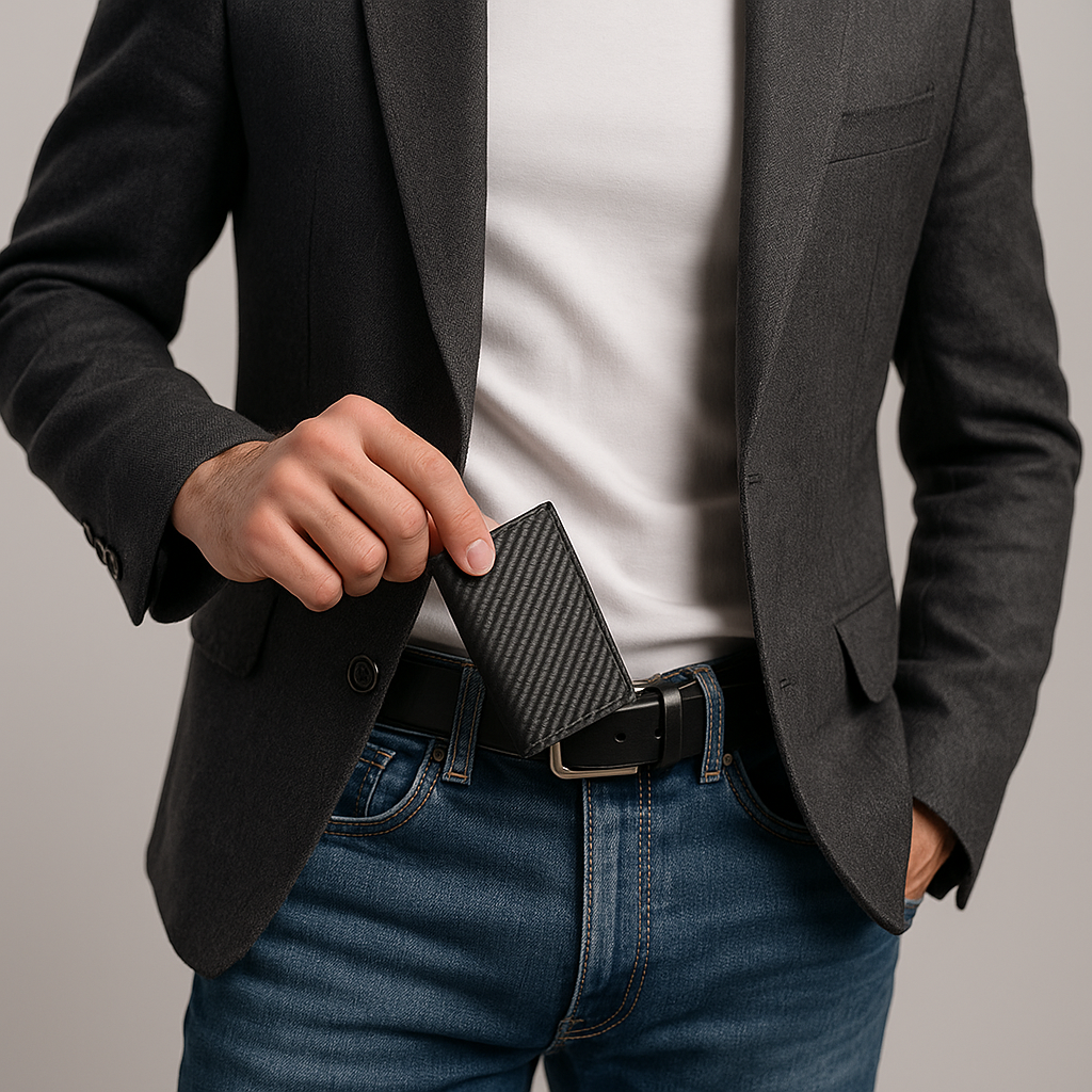 De ce portofelele din fibră de carbon sunt alegerea bărbaților moderni