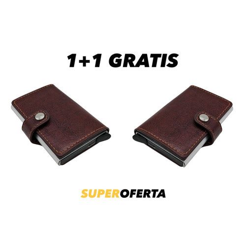 Portofel din Piele Ecologica 1+1 GRATIS